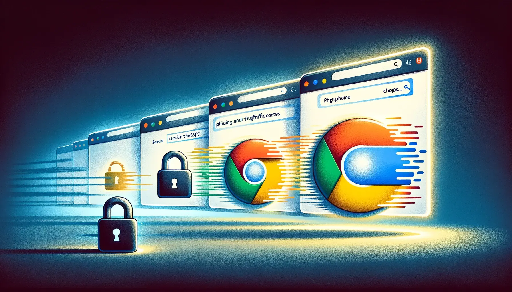 chrome rimozione lucchetto