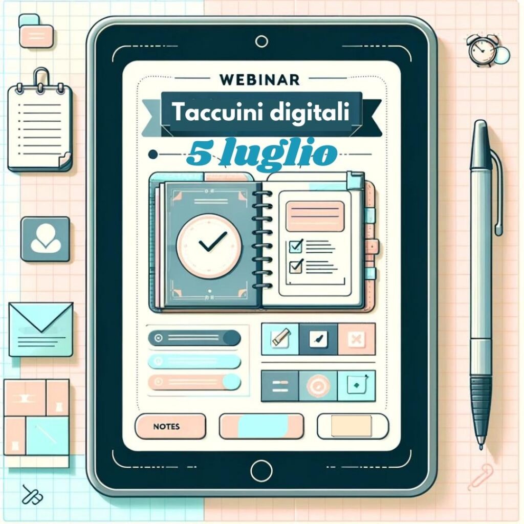5 luglio 2024 – Taccuini digitali
